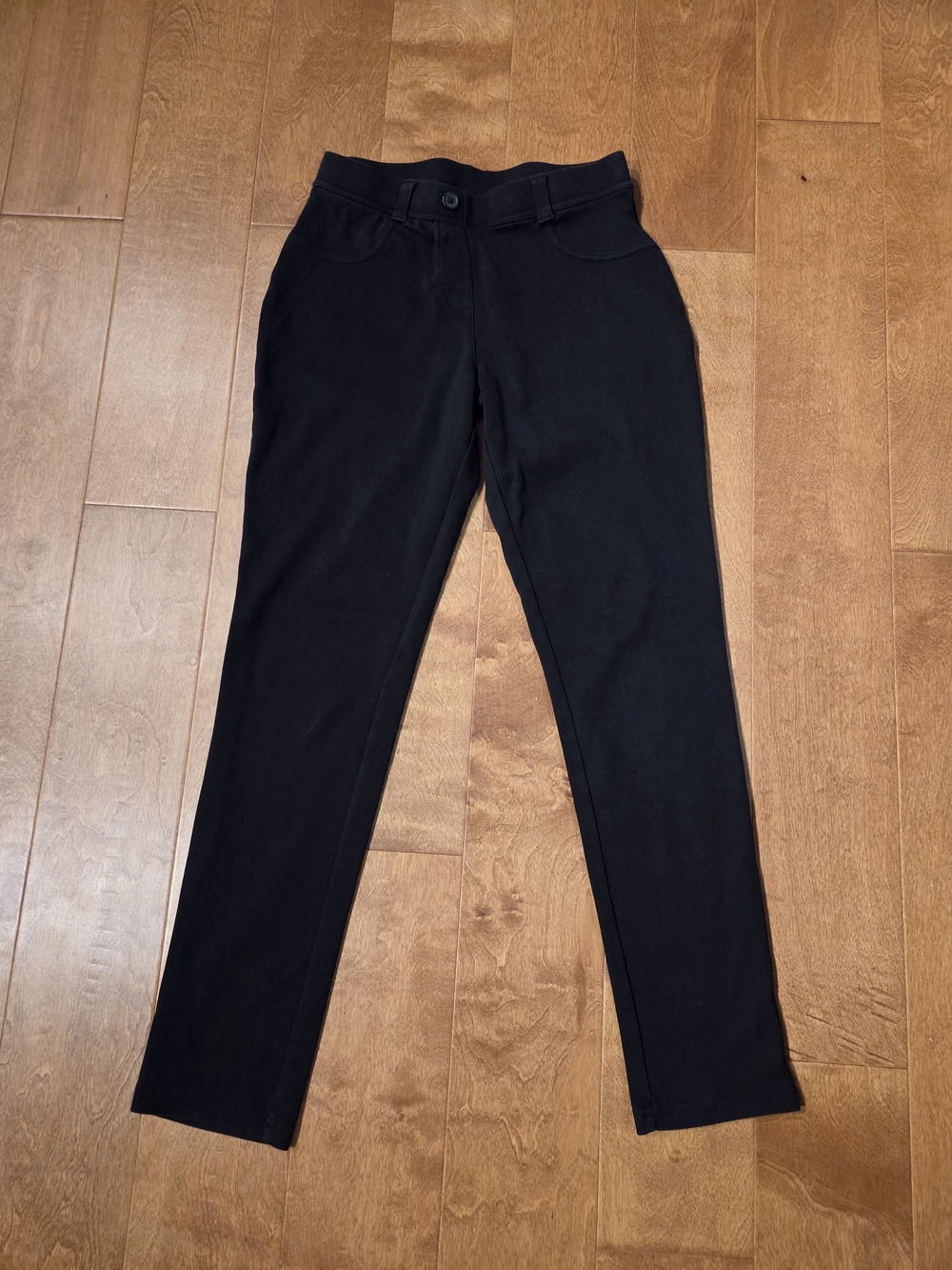 Nautica girls school uniform black pants size 16